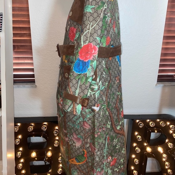 Gucci GG Supreme Tian Trench Coat Size 40 - Picture 11 of 15